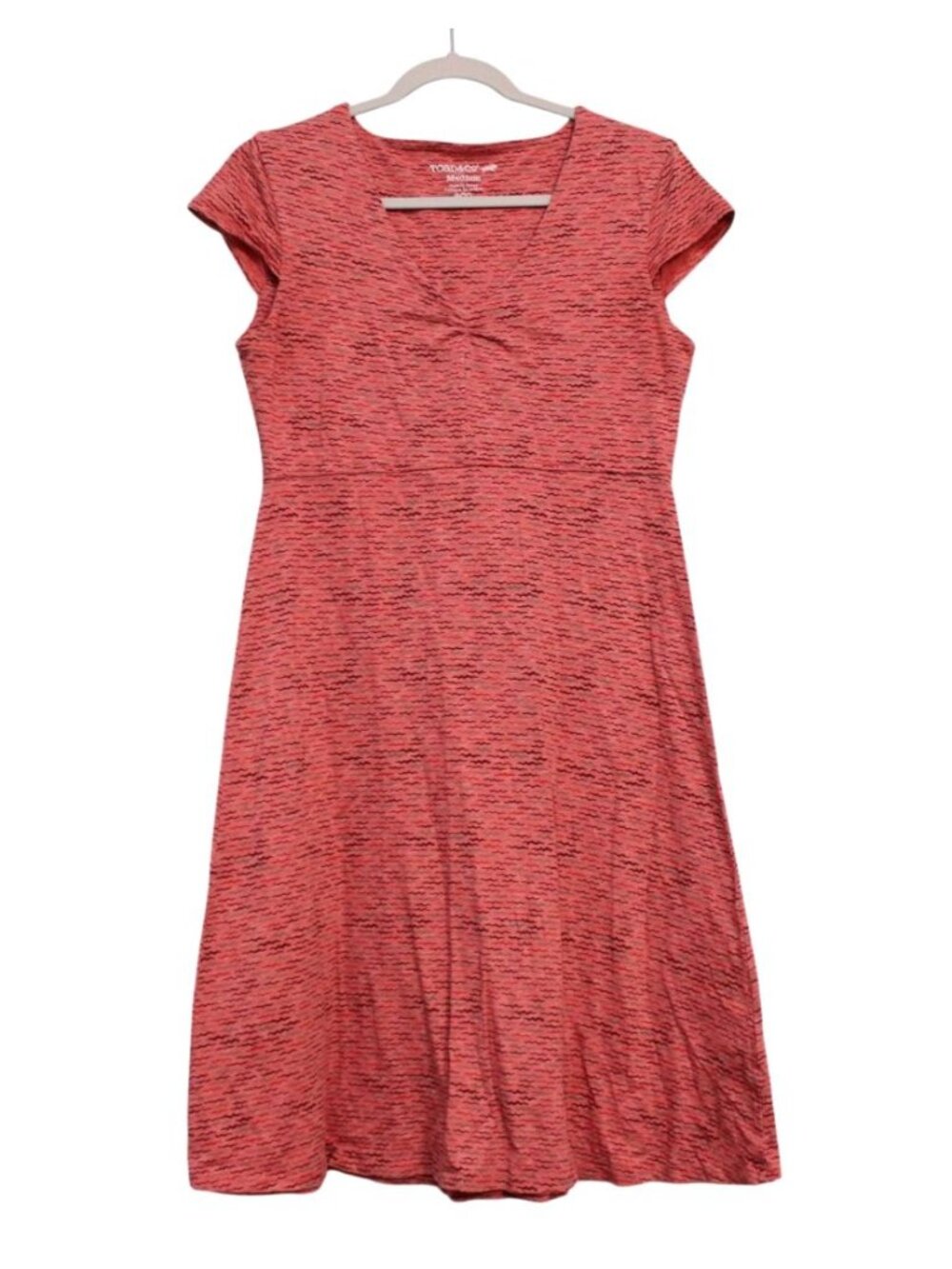 Toad & Co Rosemarie Dress Size Medium Organic Cotton Eco Camping Outdoor Hiking